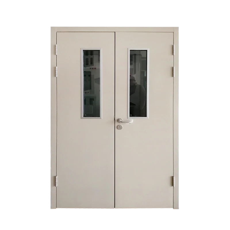 Manual double-leaf swing steel door Manual double-leaf swing steel door