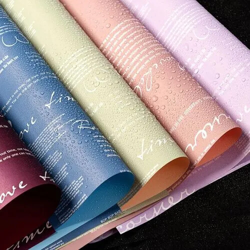 Multi Colors Gifts Packaging Flower Wrapping Paper