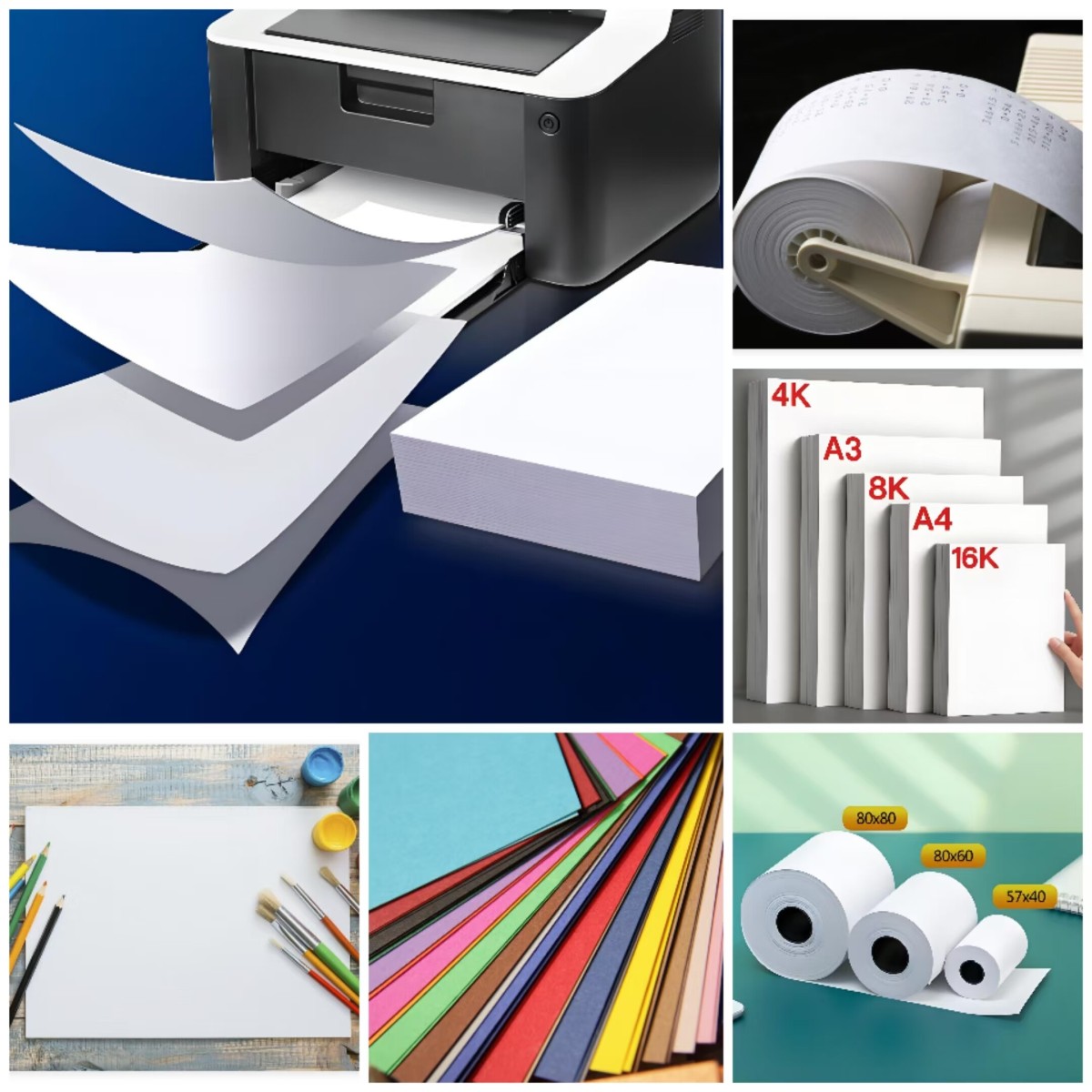 Roll Copy Paper Virgin Pulp A4 Copy Paper