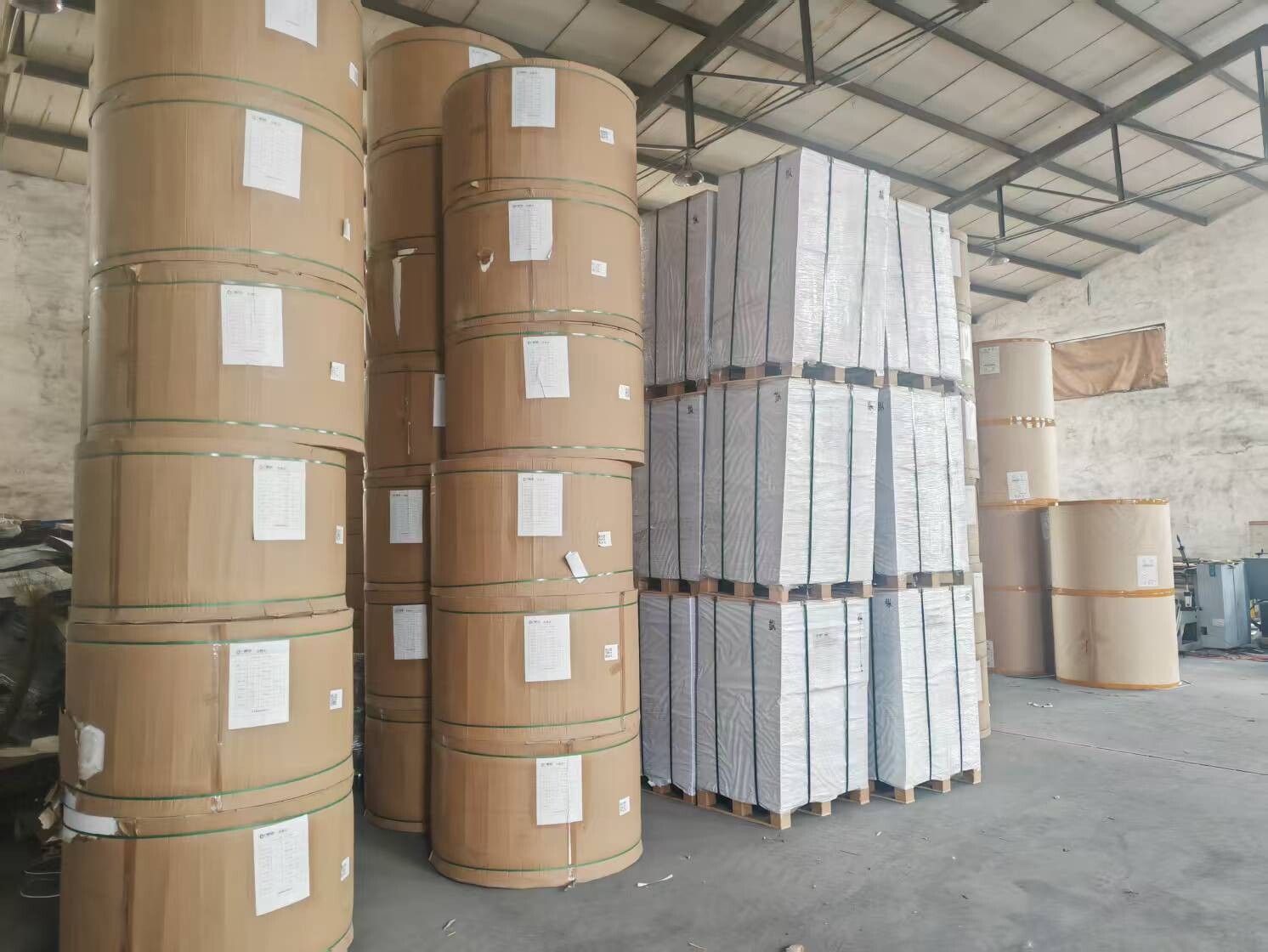 High bulk Kraft Paper Roll for Paper Plate Making Without PE Coating