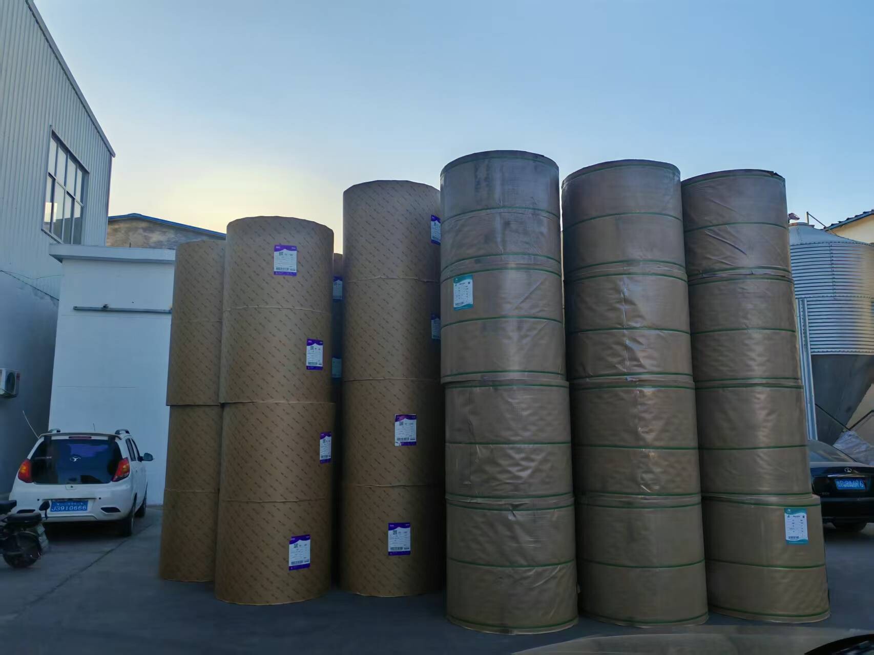 PE/PLA Coated 190-320GSM Kraft Brown Paper Roll