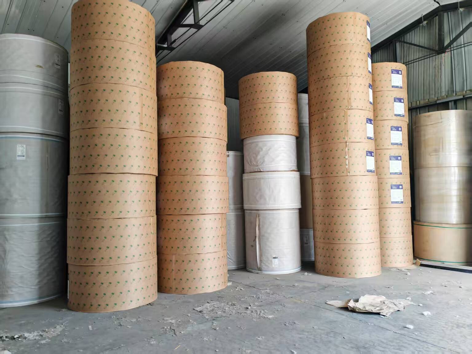PE/PLA Coated 190-320GSM Kraft Brown Paper Roll
