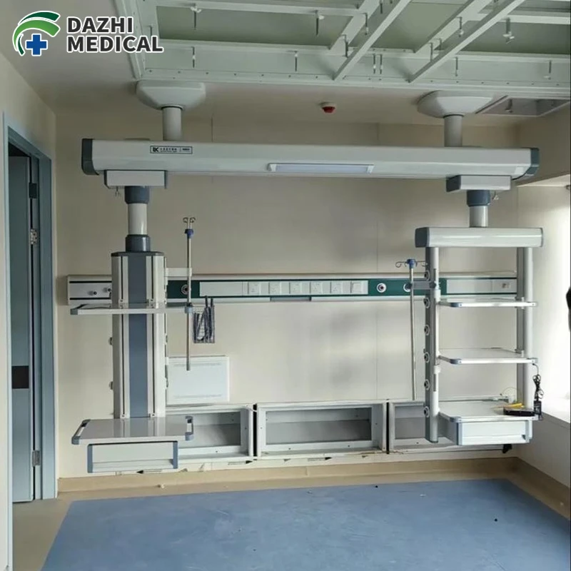 Top Quality RX-3 Double Arm Surgery Medical Pendant with Mechanical Ceiling Mounted ICU Surgery Gas Operation Bridge Pendant