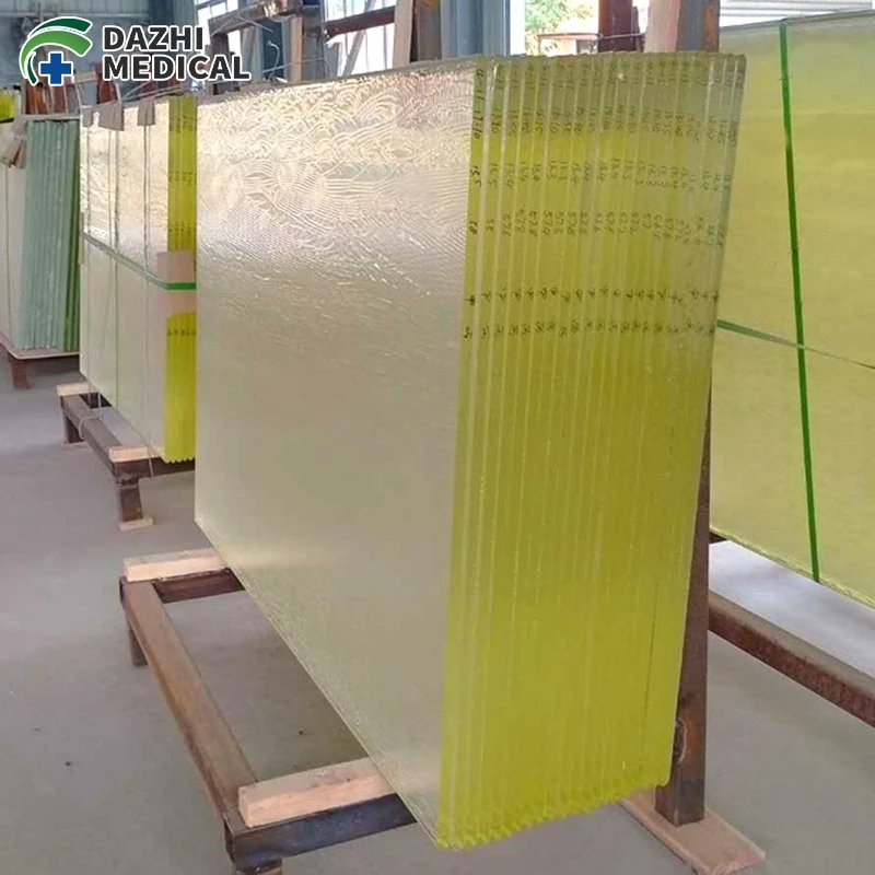 X Ray Protection Lead Glasses 8mm 10mm 12mm Radiation Shielding Lead Glass Price for X-Ray CT Room Window X Ray Lead Glass Sale