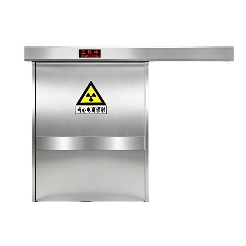 Electric sliding lead door