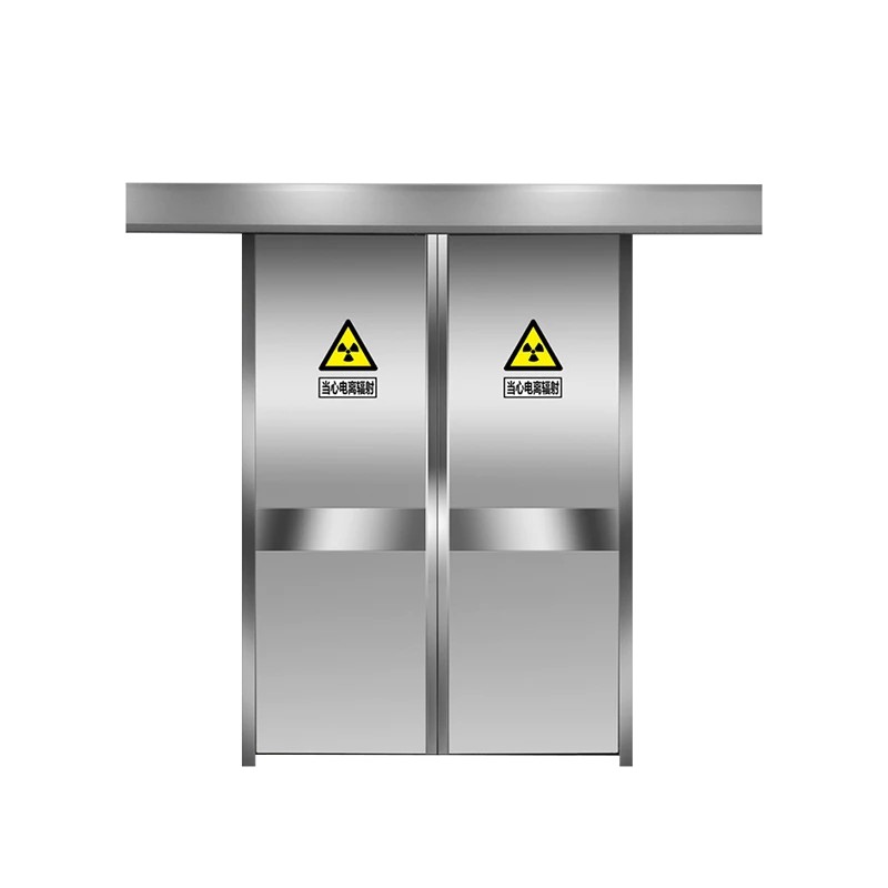 Electric sliding lead door