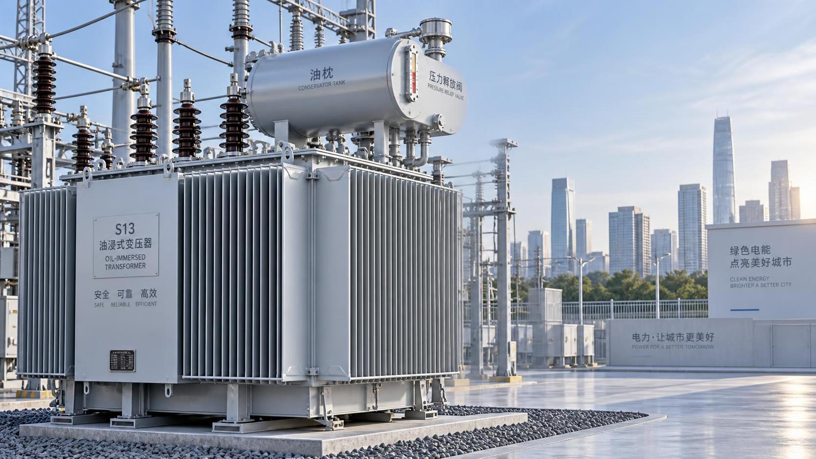 S13 Oil-Immersed Transformer for Urban Power Grids: Urban Heat Island Effect on Top-Oil Temperature Rise & Derating Guidelines