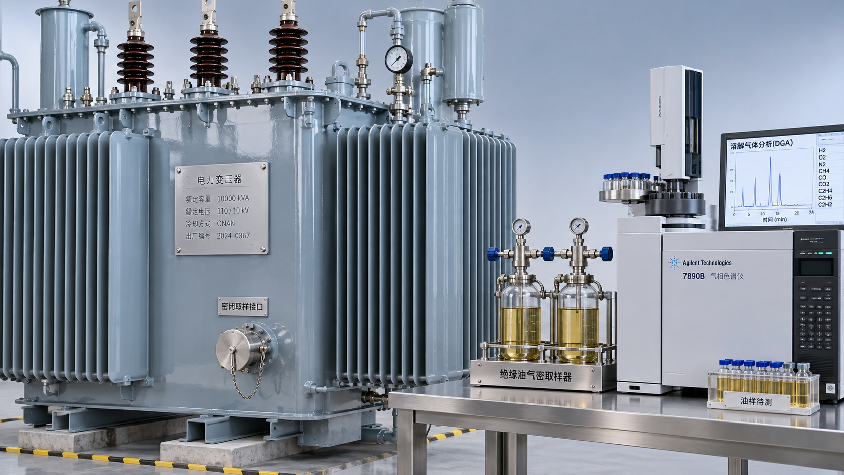 What dissolved gas analysis reveals about an oil-immersed transformer