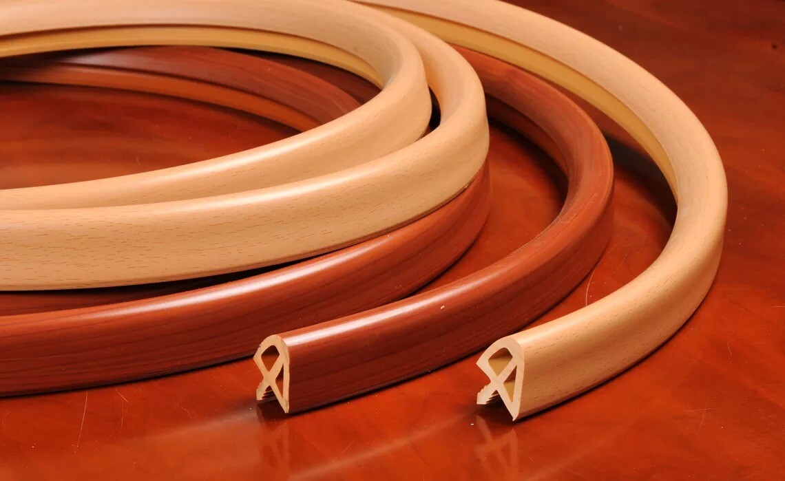 Shaped edge banding