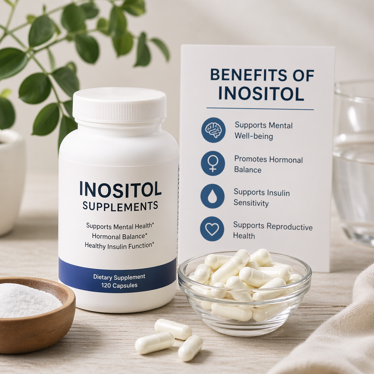 Inositol Supplements: Benefits, Uses, Dosage, and Side Effects (Complete Guide)