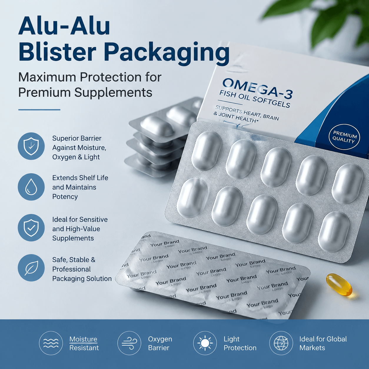 Alu-Alu Blister Packaging for Supplements: Benefits, Applications, and Why Choose It for Premium Products