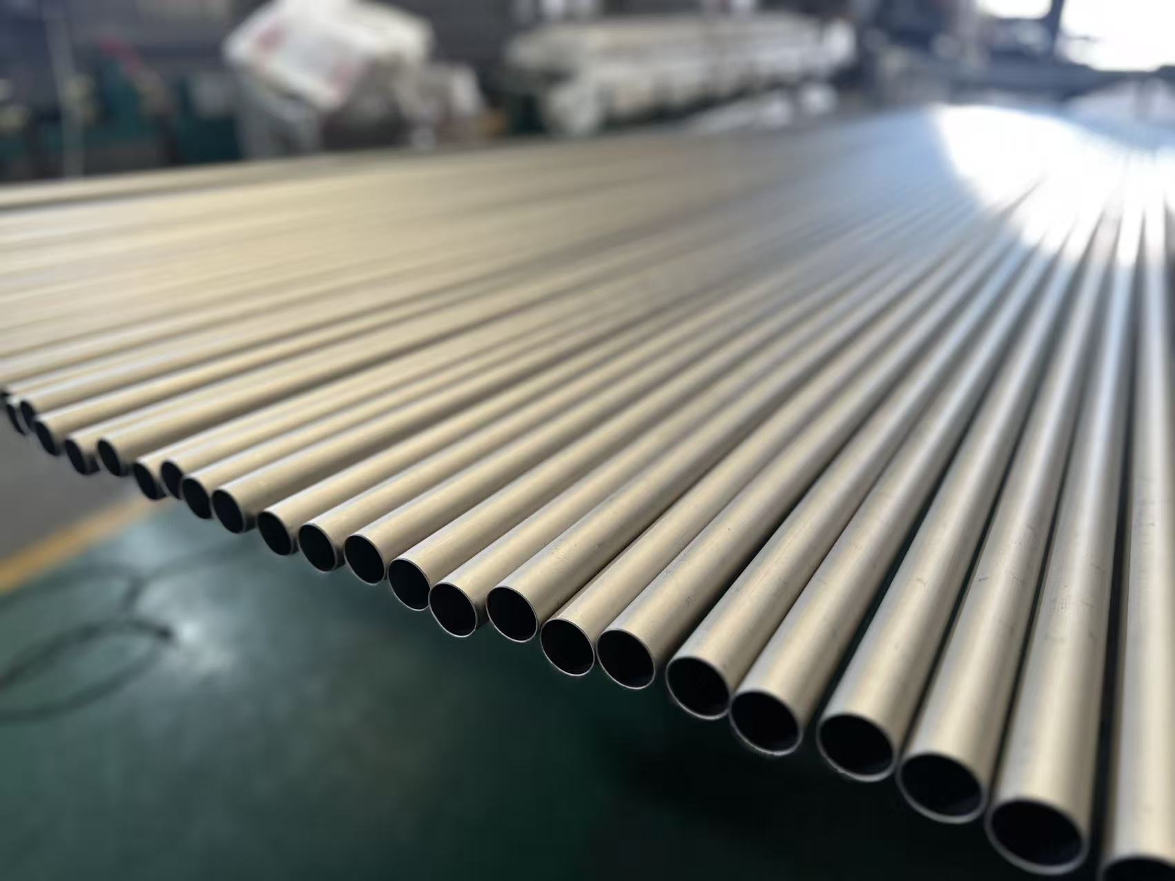 What material is titanium tube made of?