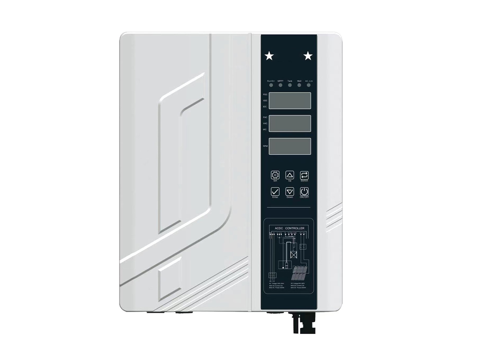 3SDAC DC 3 Inch Hybrid Complementary Solar Borehole Pump