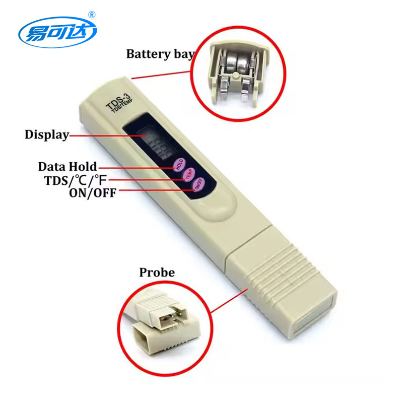 Stylo d'essai de qualité de l'eau - TDS-3