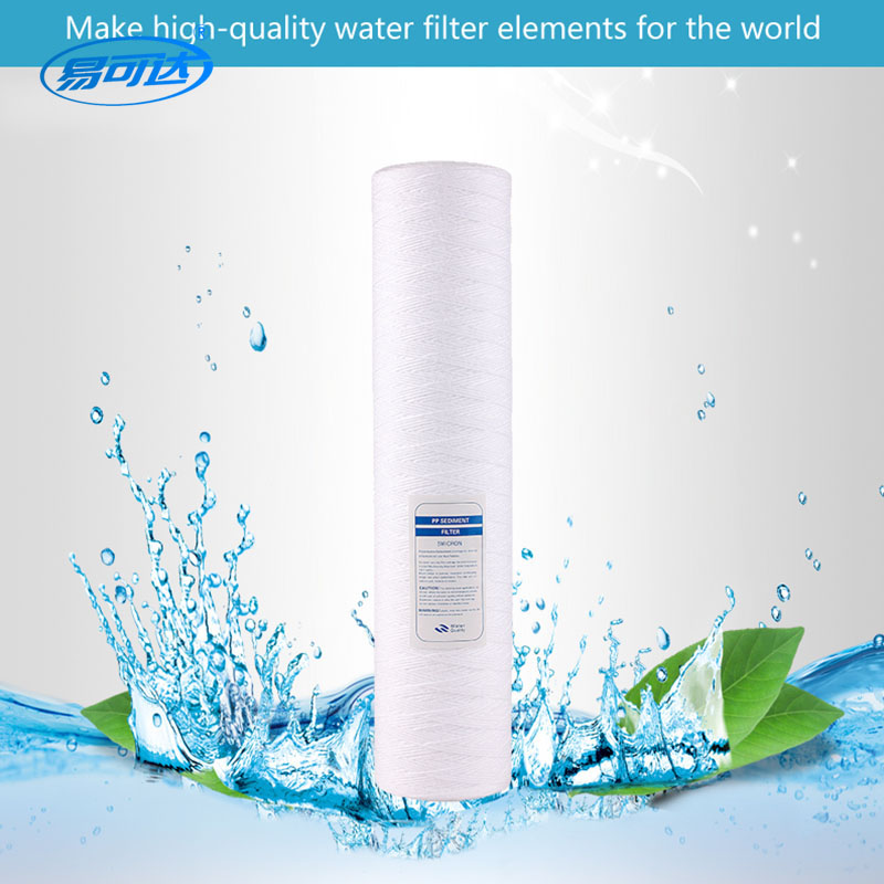 Filtro de agua de cartucho de herida de PP - herida de alambre de 20 pulgadas gran grasa Filtro de agua de cartucho de herida de PP - herida de alambre de 20 pulgadas gran grasa