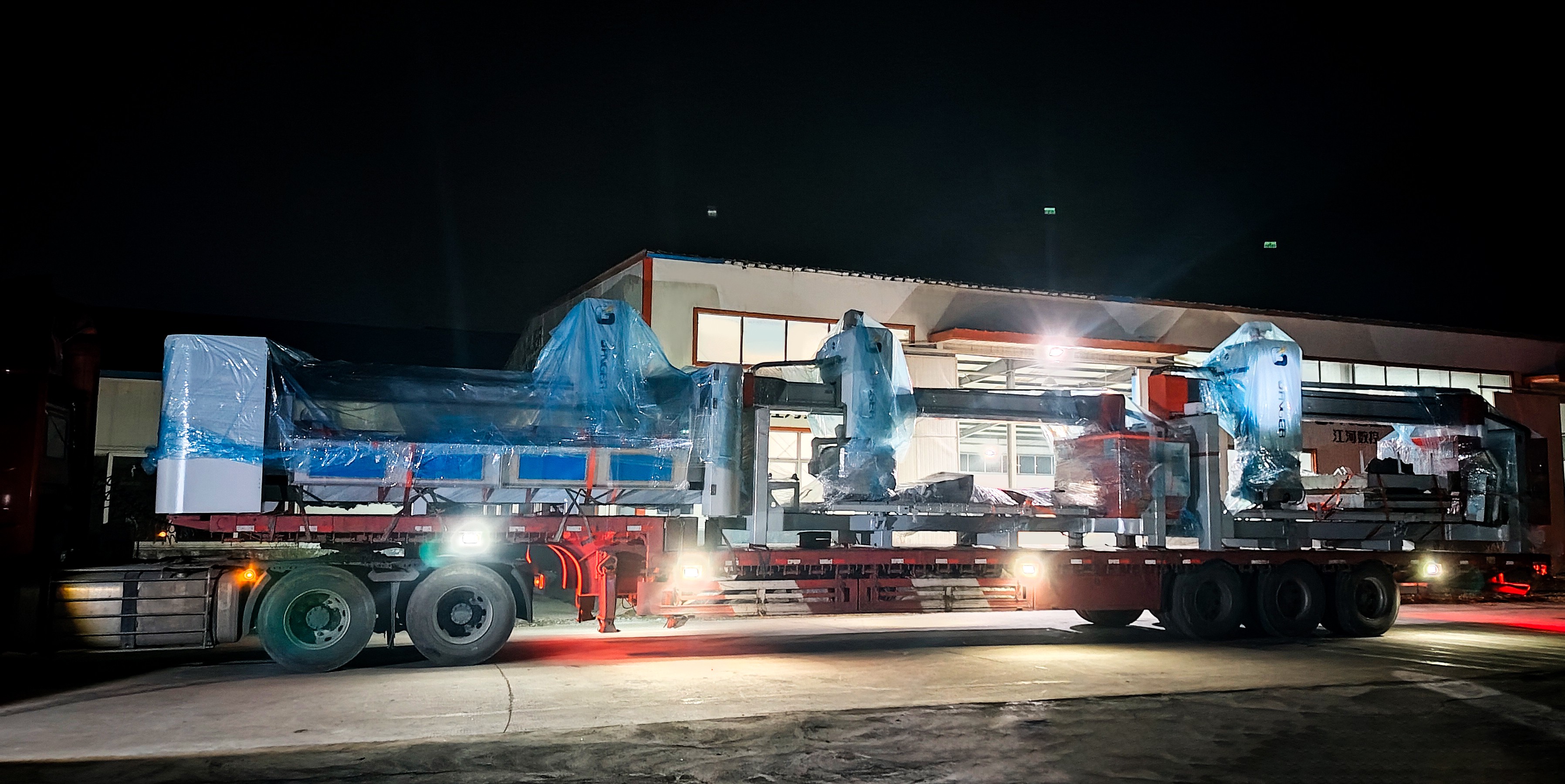 GANGER Exhibition Shipment: 3 Machines Ready for Xiamen Stone Fair GANGER Exhibition Shipment: 3 Machines Ready for Xiamen Stone Fair