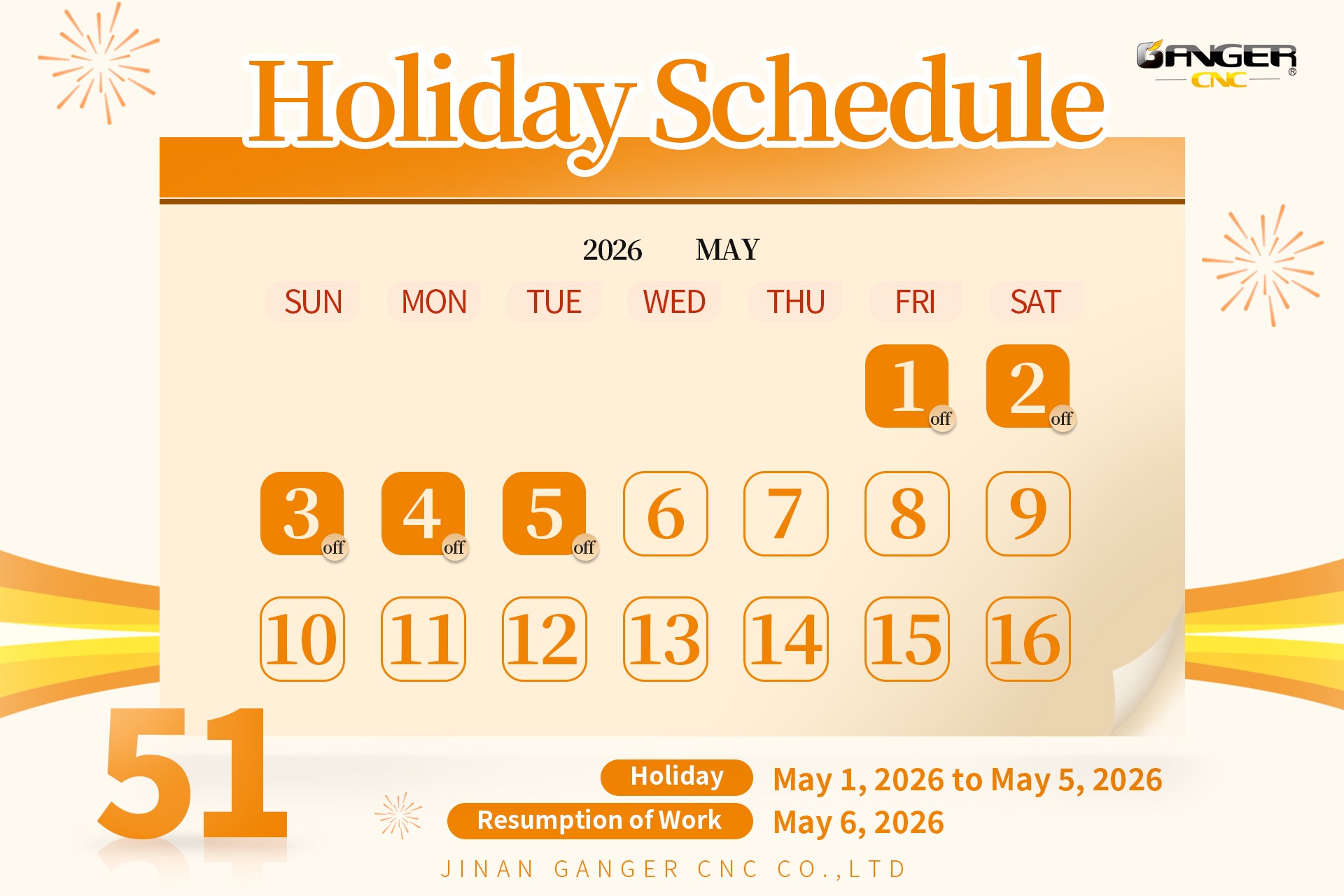 2026 Labor Day Holiday Notice