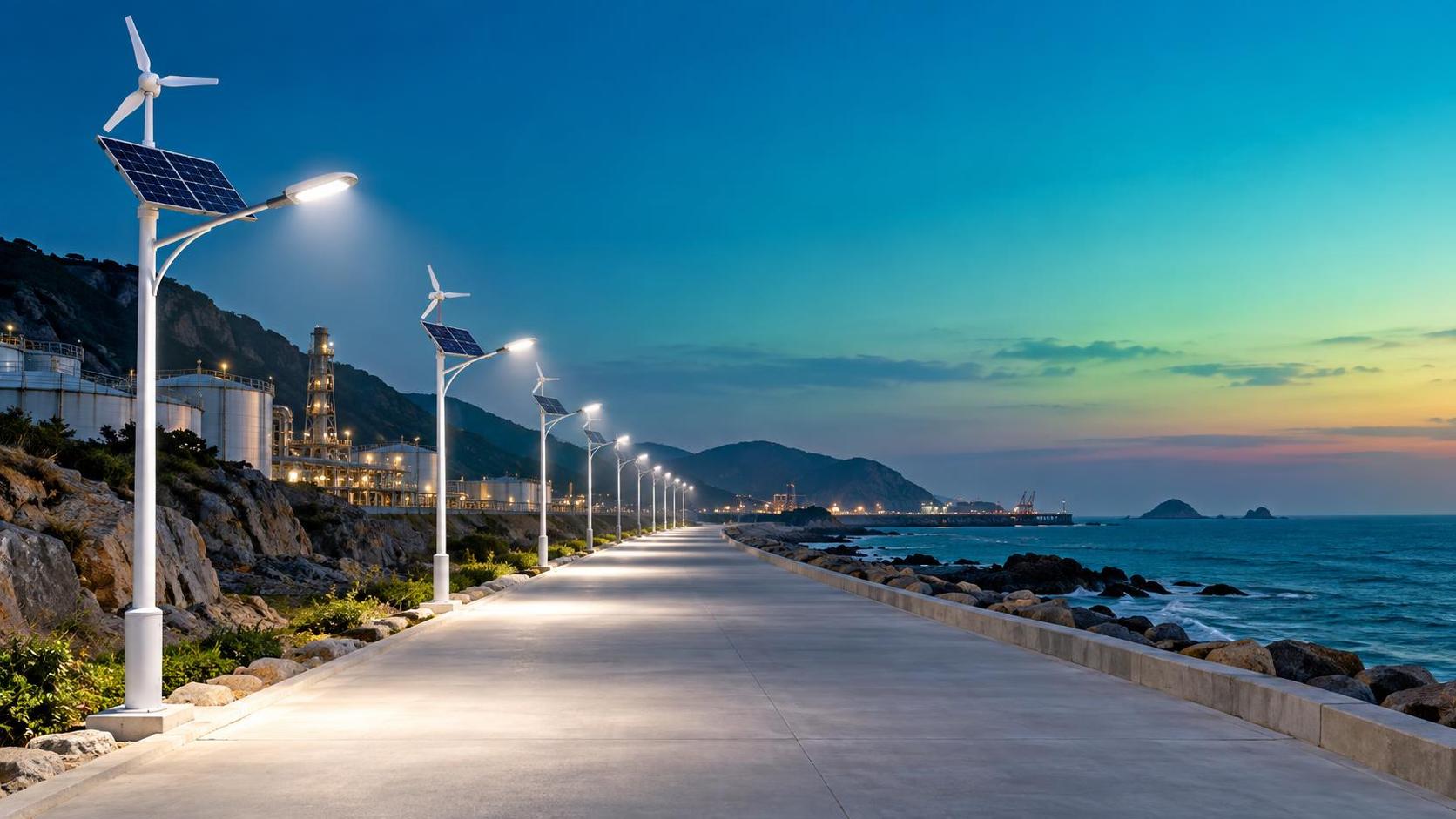 When Wind Solar Street Lights Outperform Grid-Connected Road Lighting