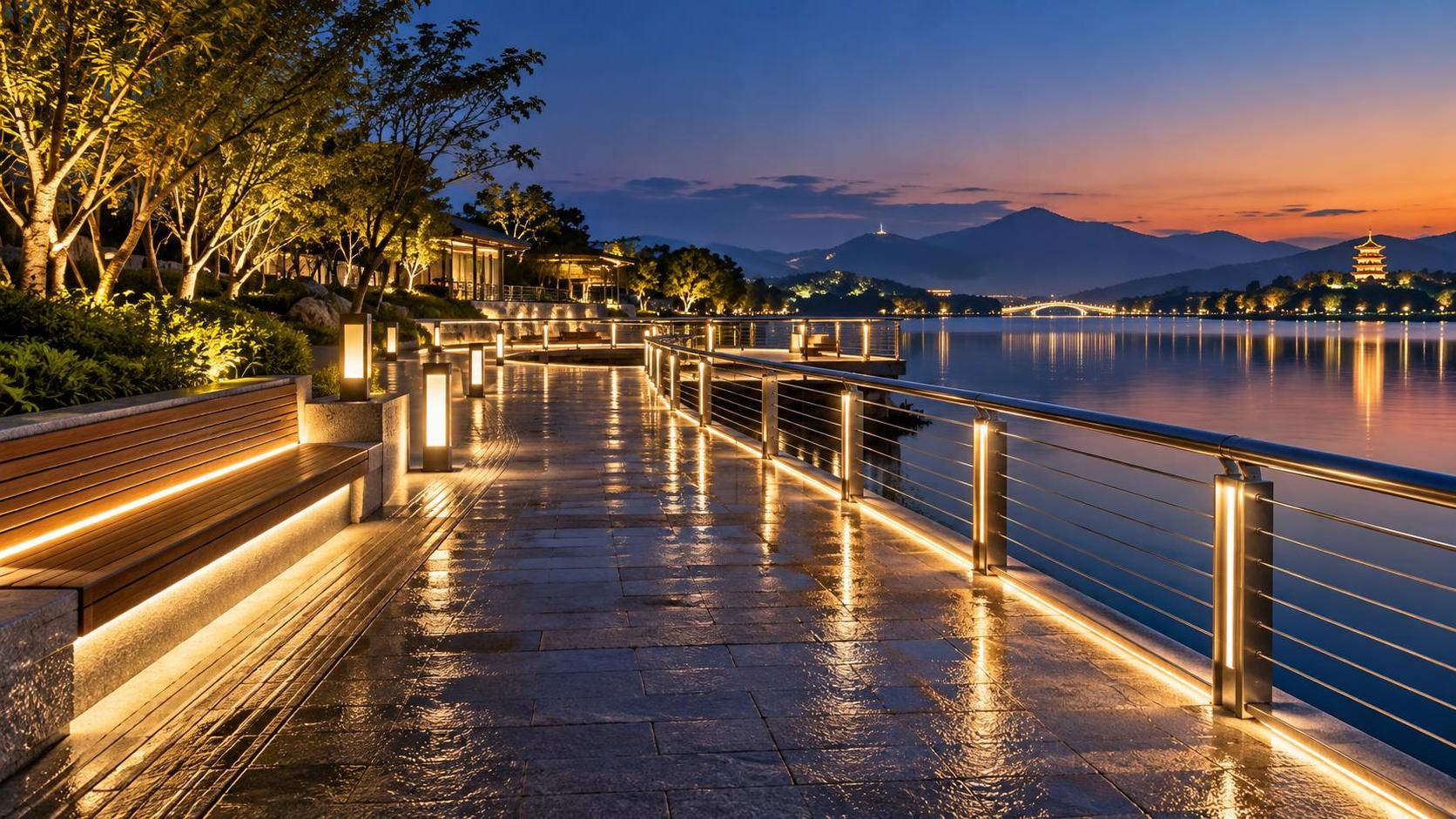 Urban Furniture Lighting for Tourist Attractions: Balancing Ambience and Durability
