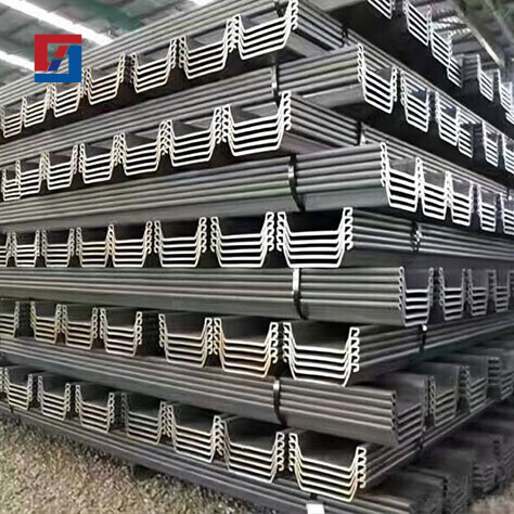 S185 S335J2 كومة صفائح فولاذية على شكل حرف U