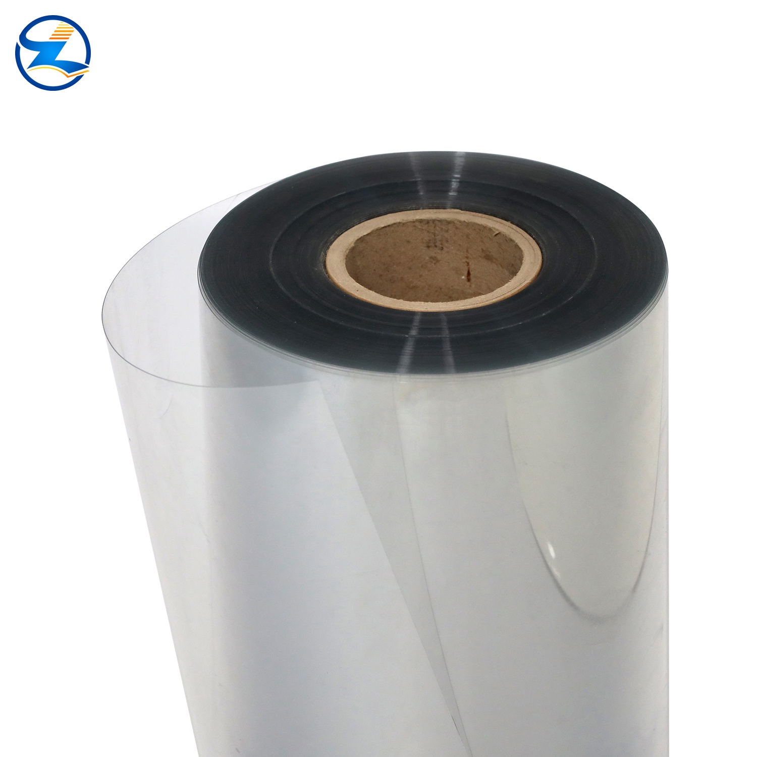 Transparent Recyclable PET jumbo roll in Production