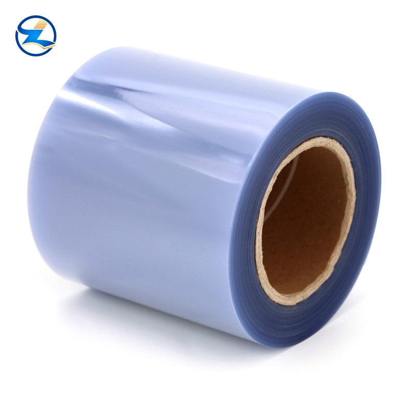 0.3mm rigid pvc color film for pharma blister light blue