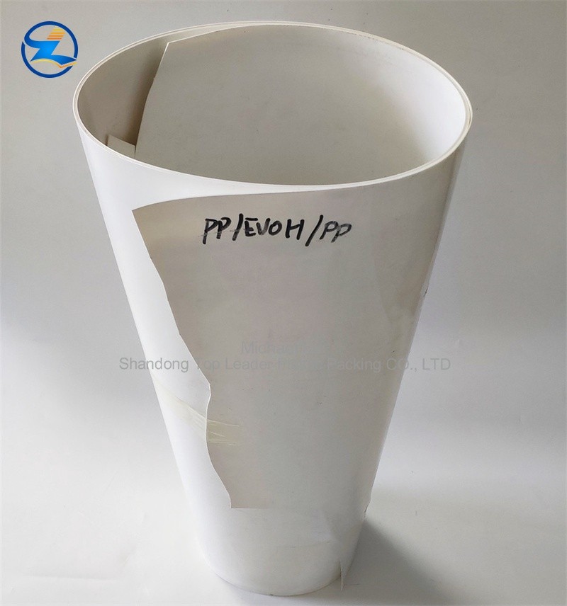 white opaque pp sheet with evoh high barrier polypropylene