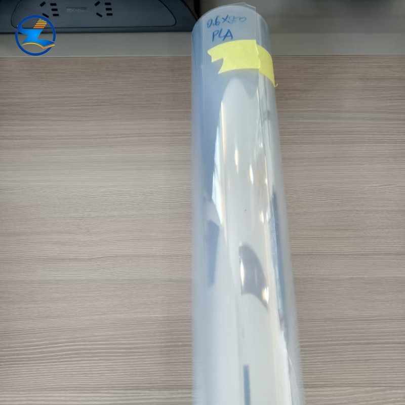 PLA Rigid Film-00001 Clear Rigid PLA Packaging Film Compostable