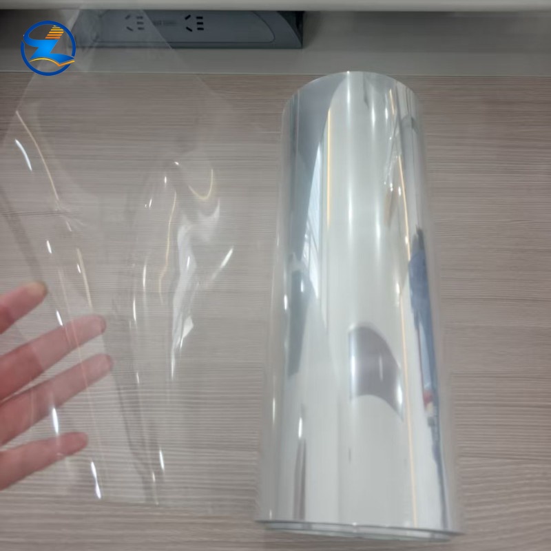 Clear PETG Film Roll Glossy Transparent PETG Sheet Food Grade Plastic Film for Packaging Printing