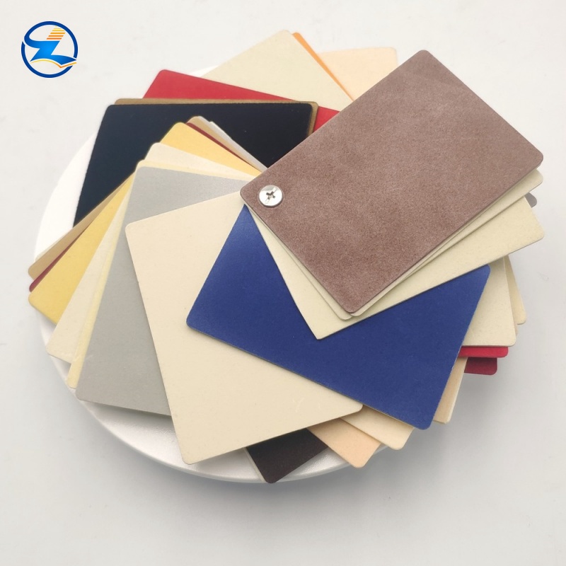 rigid pvc flocking sheets many colors