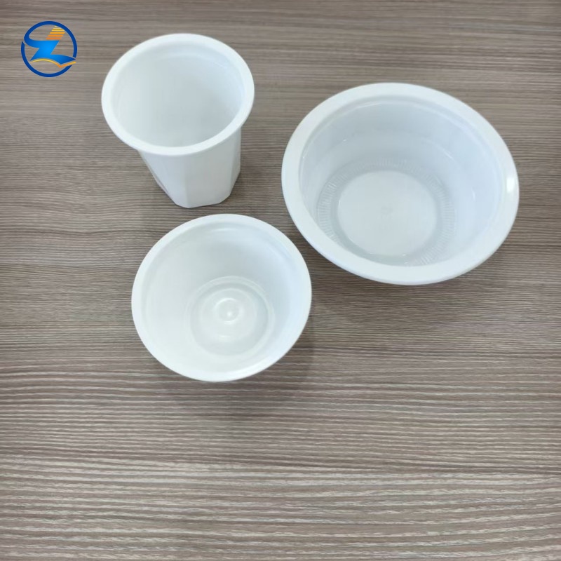 PP Microwaveable White Evoh Retort Food Tray