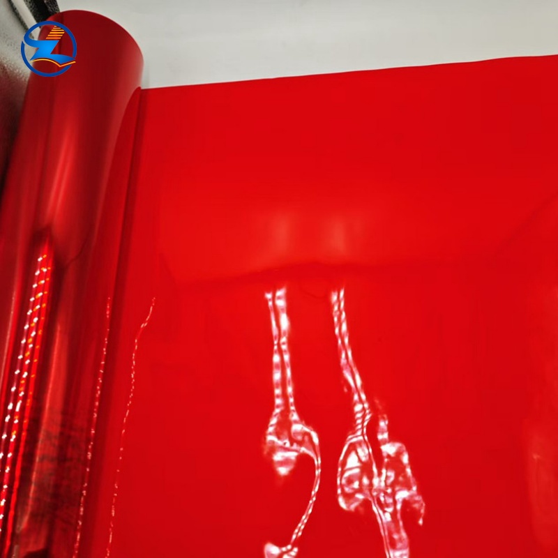 Semi-transparent Red PVC Sheet Roll