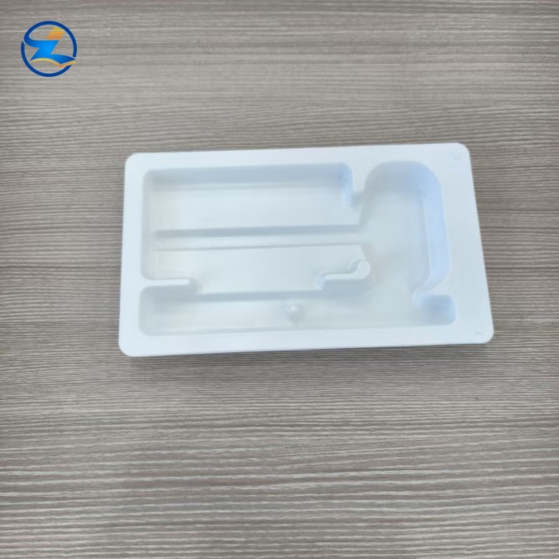 White HIPS Medical Tray-0002 Vacuum Formed White PS Tray for Medical Device