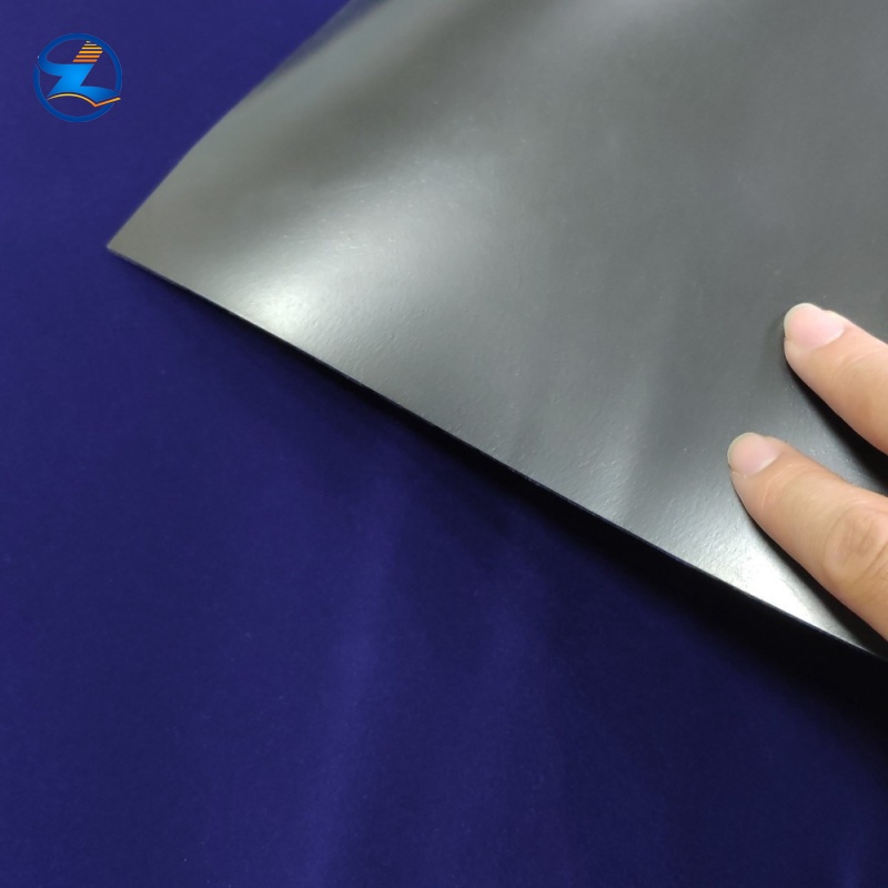 Black PS substrate laminated with green, blue, or purple flocking