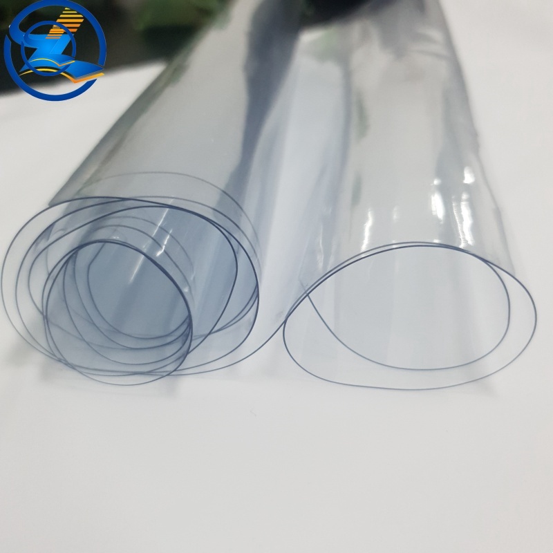 transparent 0.6mm super clear pvc film soft glass