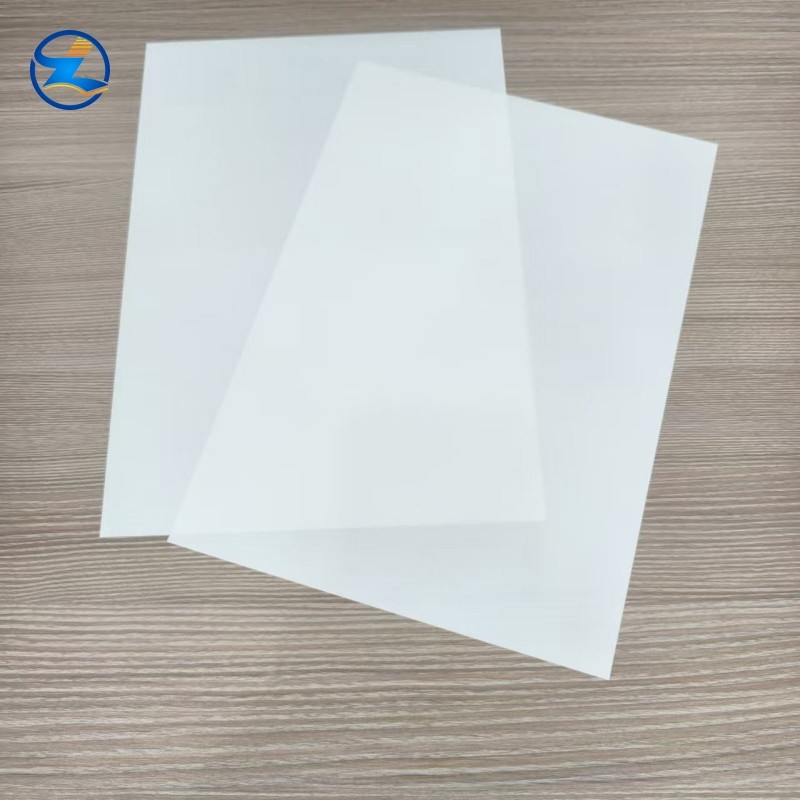white PC film-001 White Printable Rigid PC Polycarbonate Sheet