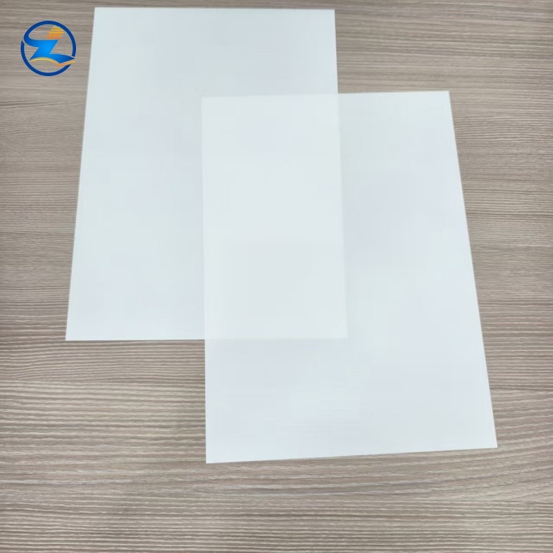 white PC film-002 White Printable Rigid PC Polycarbonate Sheet