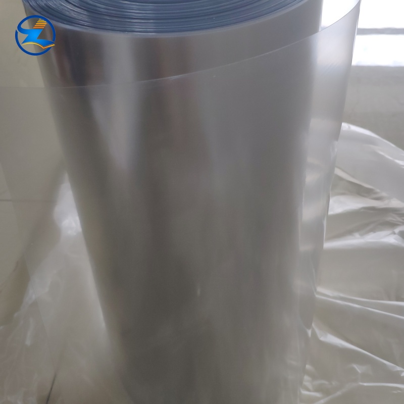 0.25mm wide glass clear rigid pvc film in large roll