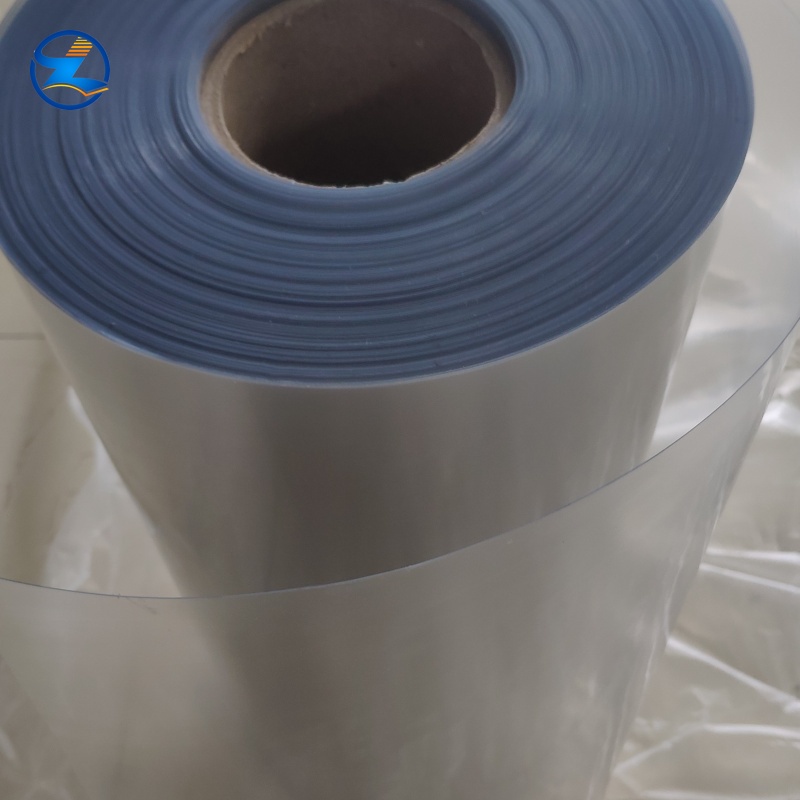 Transparent 750mm wide glass clear rigid pvc film jumbo roll