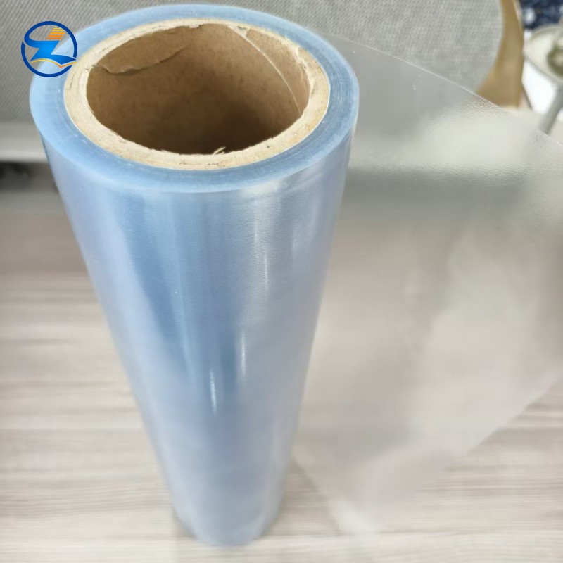 High glossy transparent orange peel PVC soft film