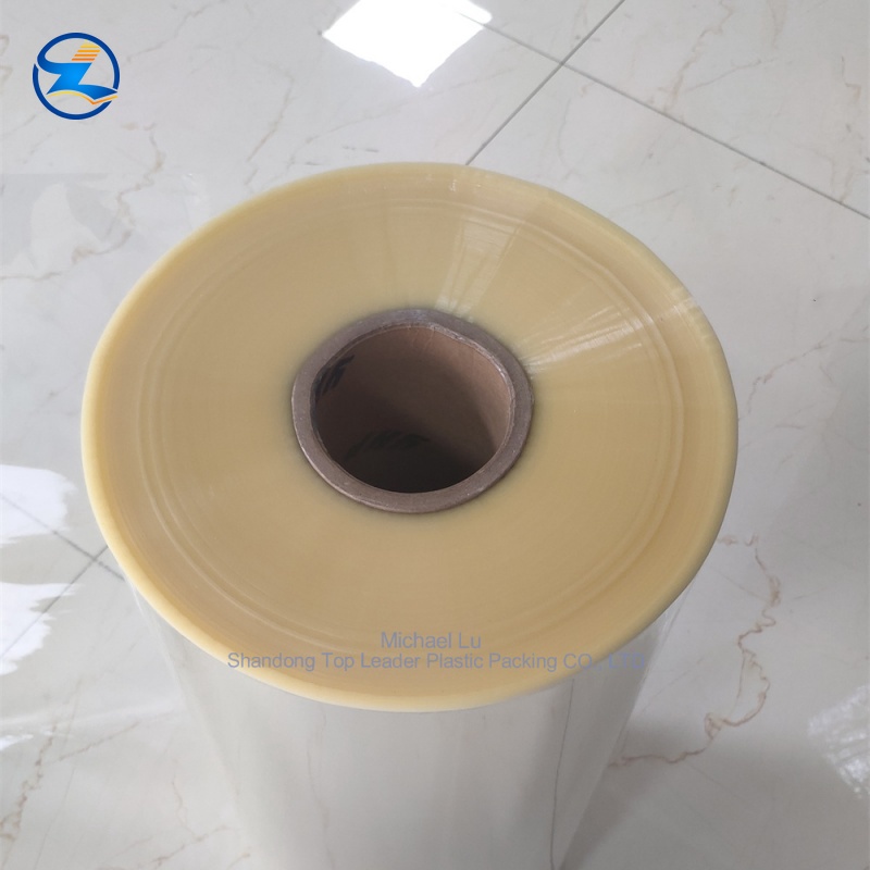 Transparent pvc blown film heat shrinking film for normal printing