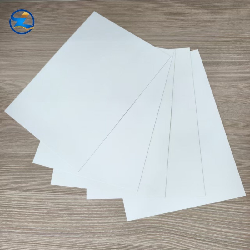 white pvc rigid sheet-0005 Glossy White Pvc Sheet for Event Cards/Credentials