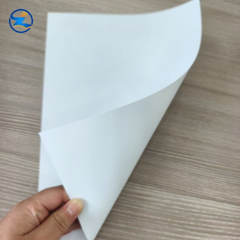 white pvc rigid sheet-0006 Glossy White Pvc Sheet for Event Cards/Credentials