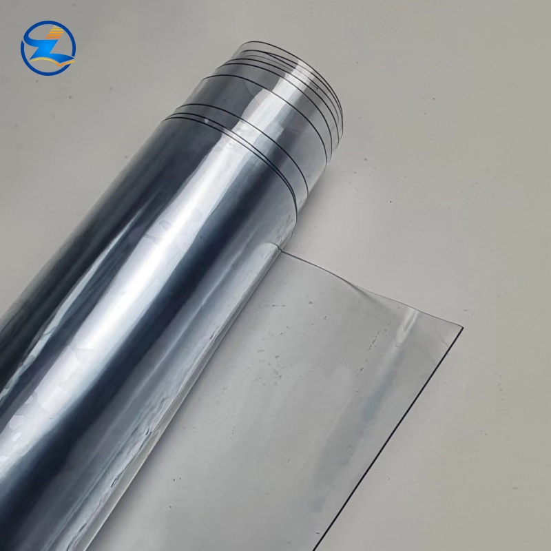 0.6mm flexible PVC Film high transparent soft glass film