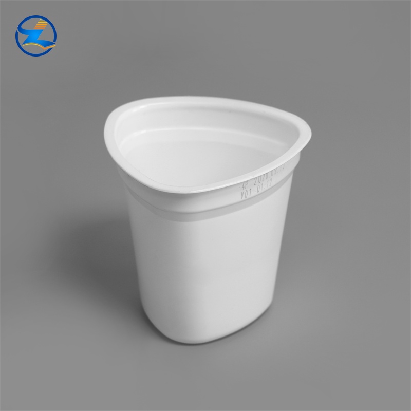 virgin material white opaque food grade pp tray