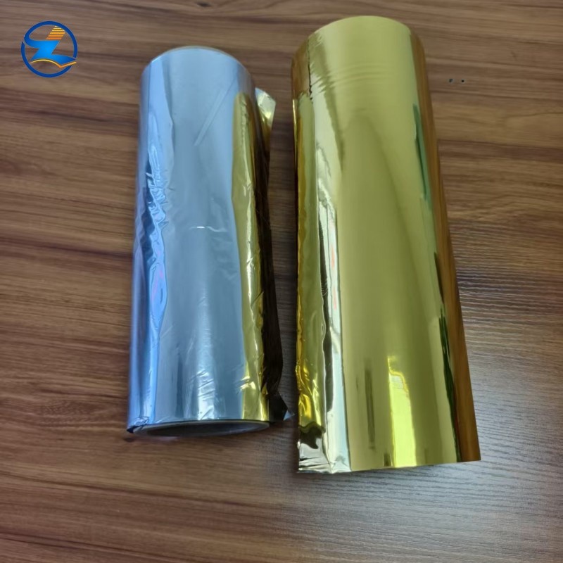Metallized BOPP Film-004 Silver/Golden Vacuum Metallized PE/BOPP/PET Film