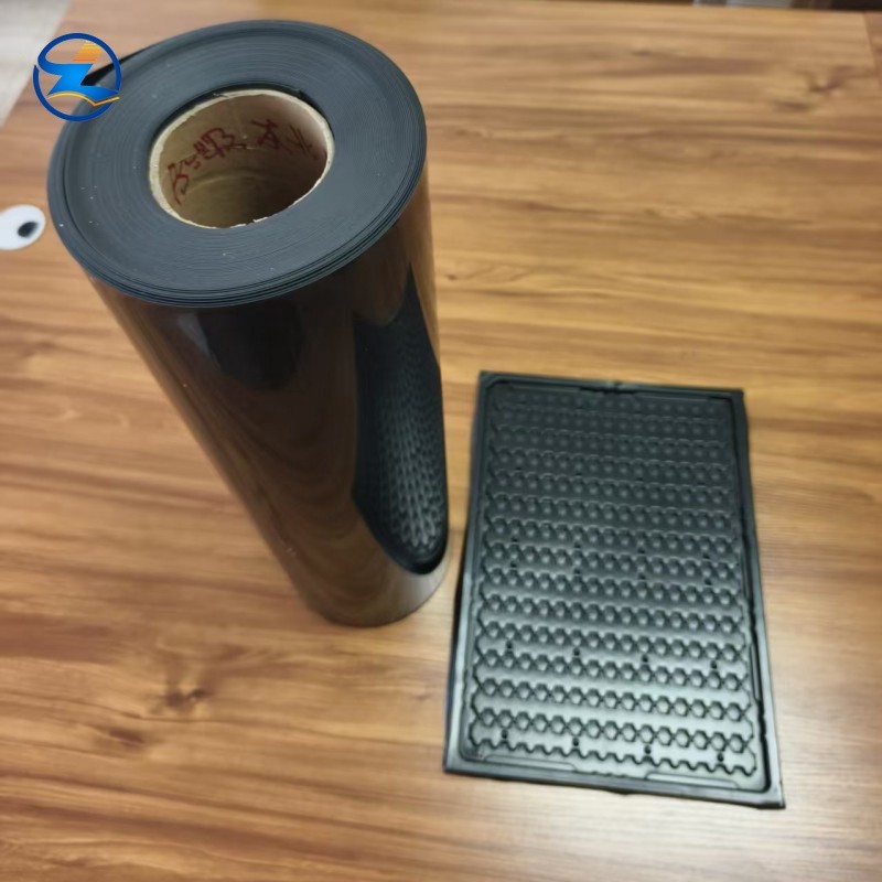 HIPS Rigid Film Black-0002 Vacuum Formation PS Rolls Rigid Polystyrene HIPS Sheet