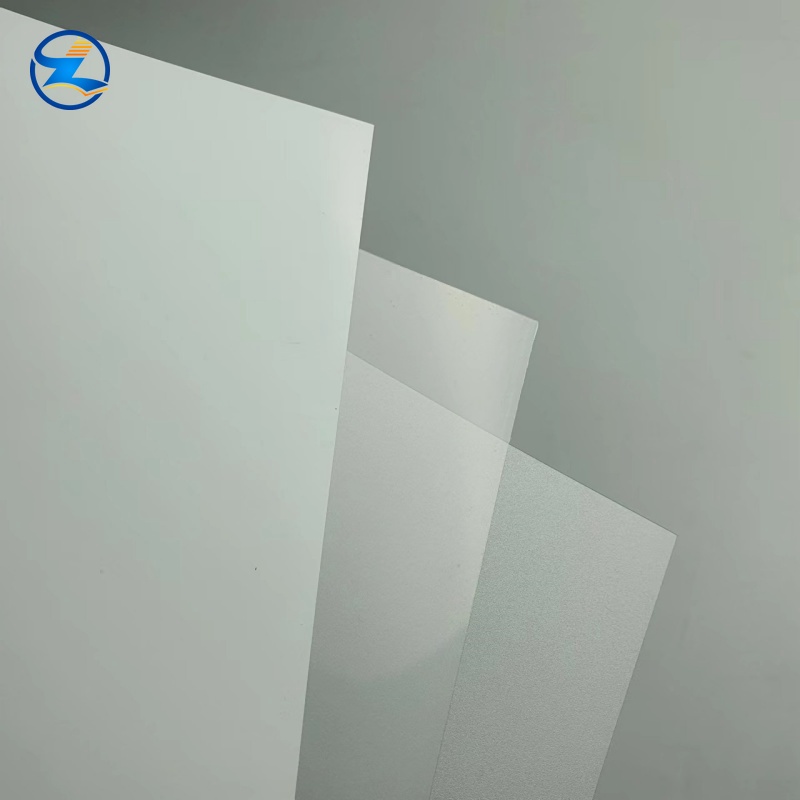 Transparent PP and white PP sheets for ring folder covers