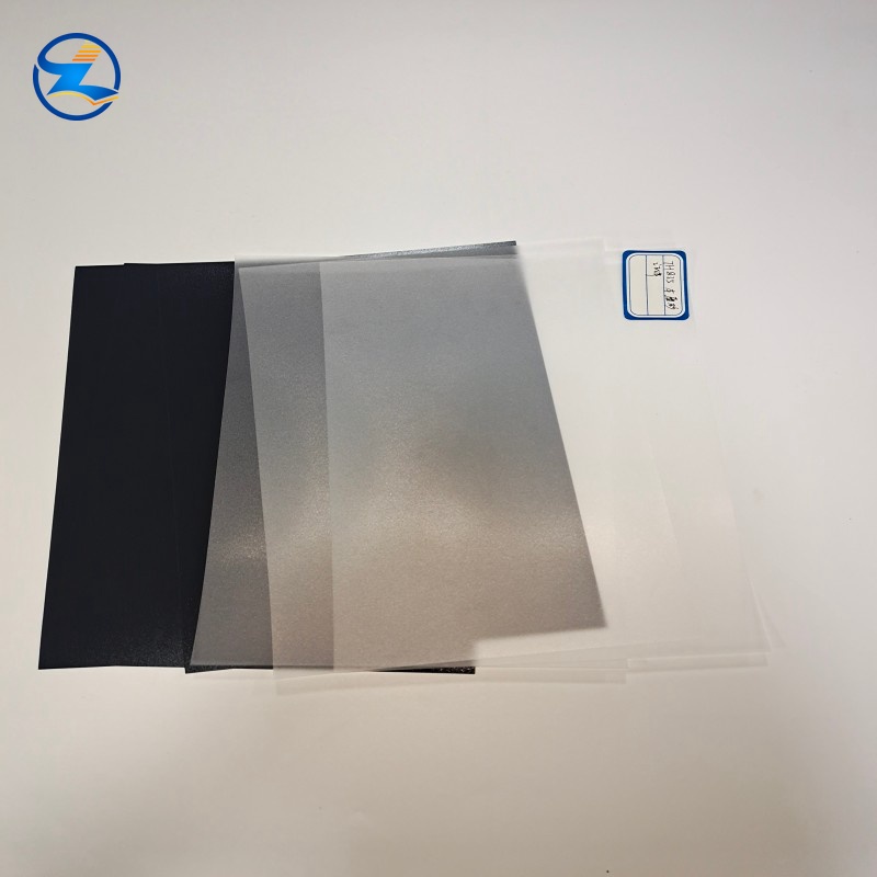Matte frosted PC rigid card sheet