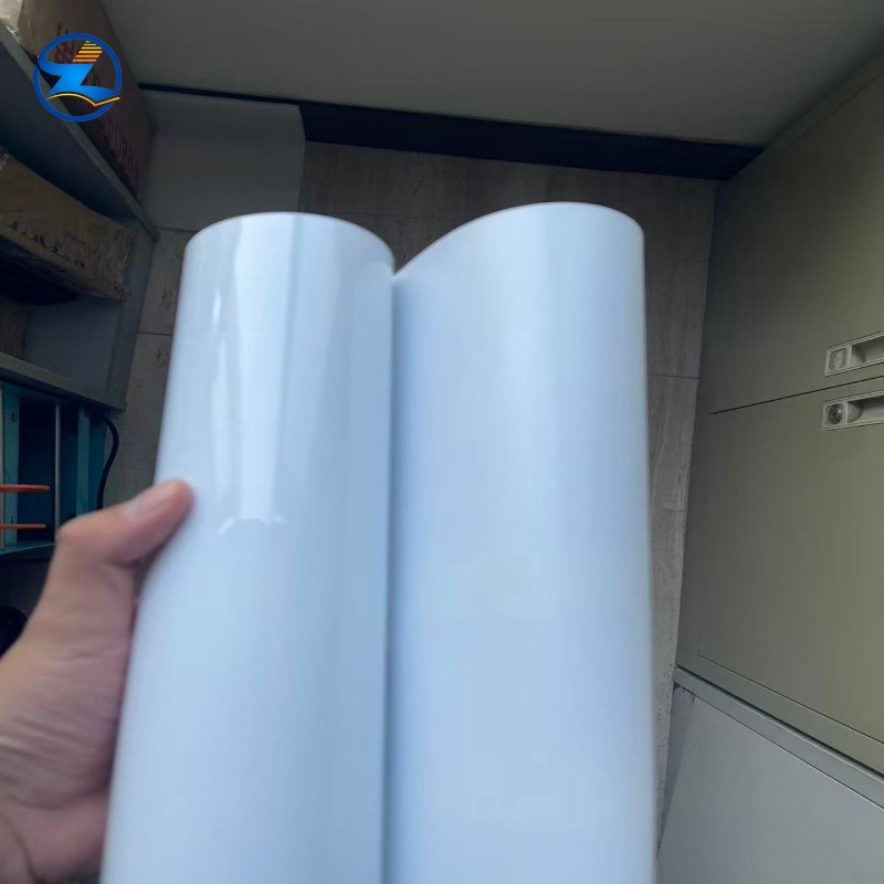 White Self-adhesive PVC film